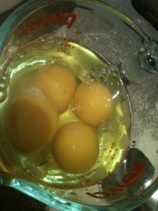 Not because you have to measure eggs